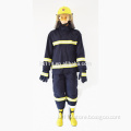 100% Flame resistant fabic Four protection layer fire fighting turnout gear